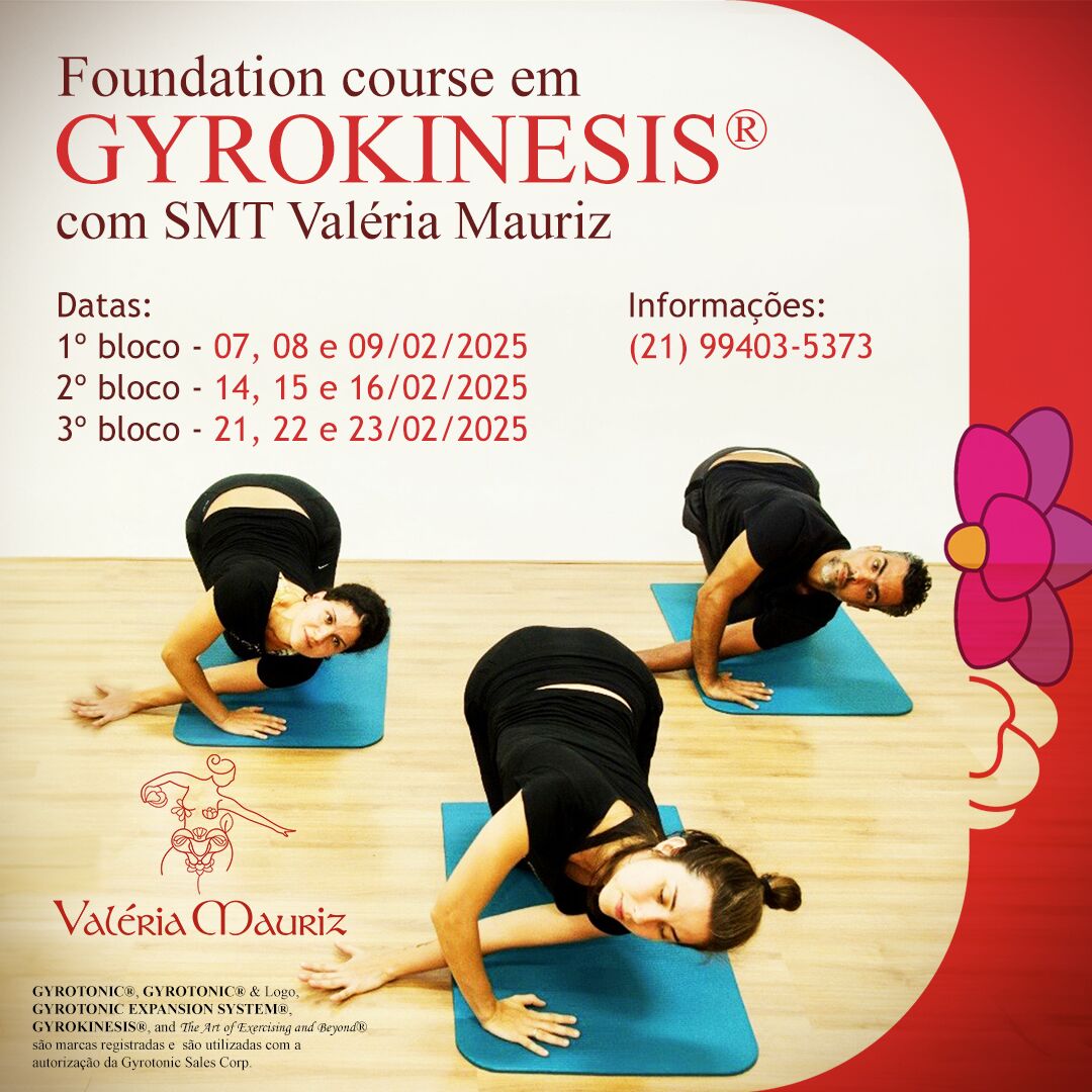 Foundation Course em GYROKINESIS® com SMT Valéria Mauriz